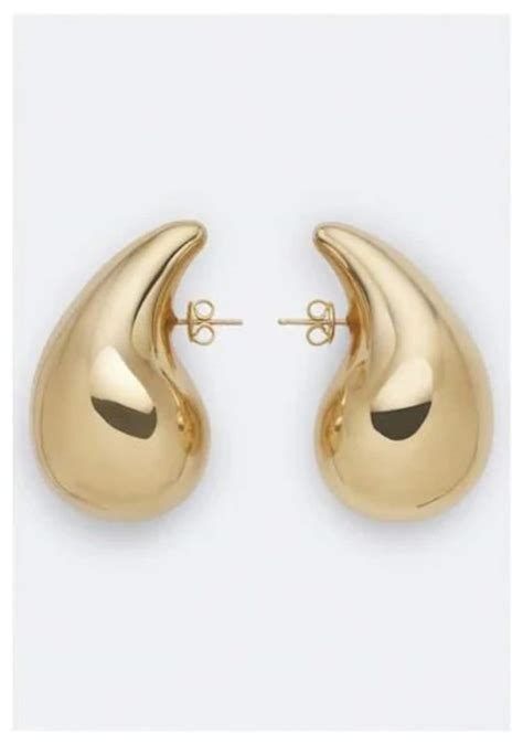 bottega teardrop earrings dupe